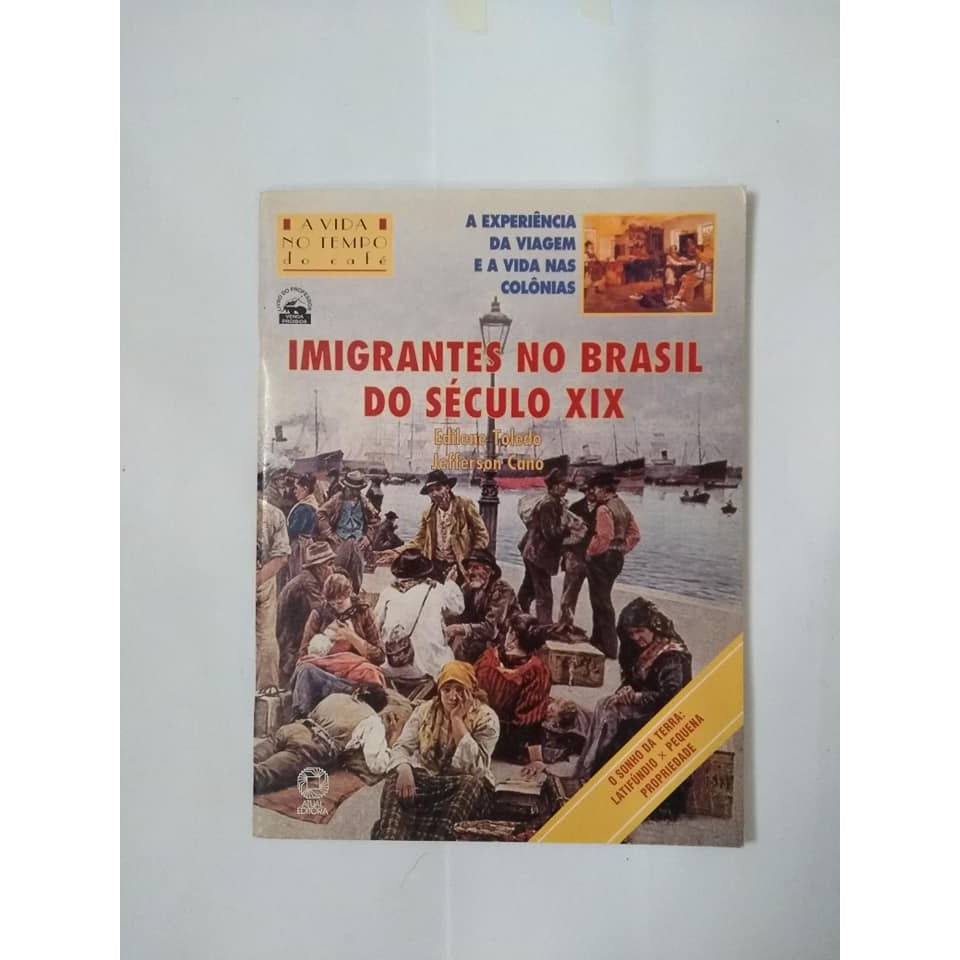 Imigrantes No Brasil Do Século Xix Edilene Toledo do Professor | Shopee ...