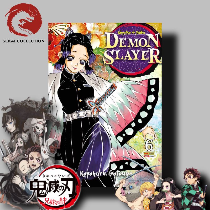 Demon Slayer, Kimetsu No Yaiba Mangá Volume 6, 7 e 8 - kit em Promoção na  Americanas