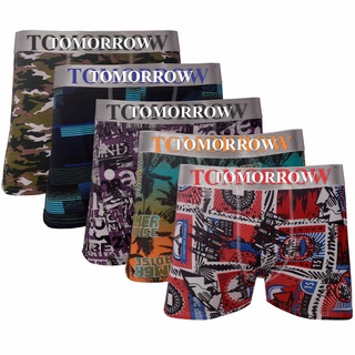 kit 5 cuecas box boxer Tormorrow TW microfibra revenda