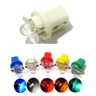 1 - 5 - 10 x Lampada Led automotiva T5 b8.5 acrílica painel SMD Painel moto carro Soquete b8.5 Led Mosquito
