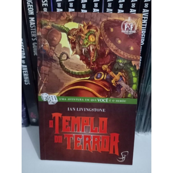 Templo do Terror - Livro Jogo RPG Solo