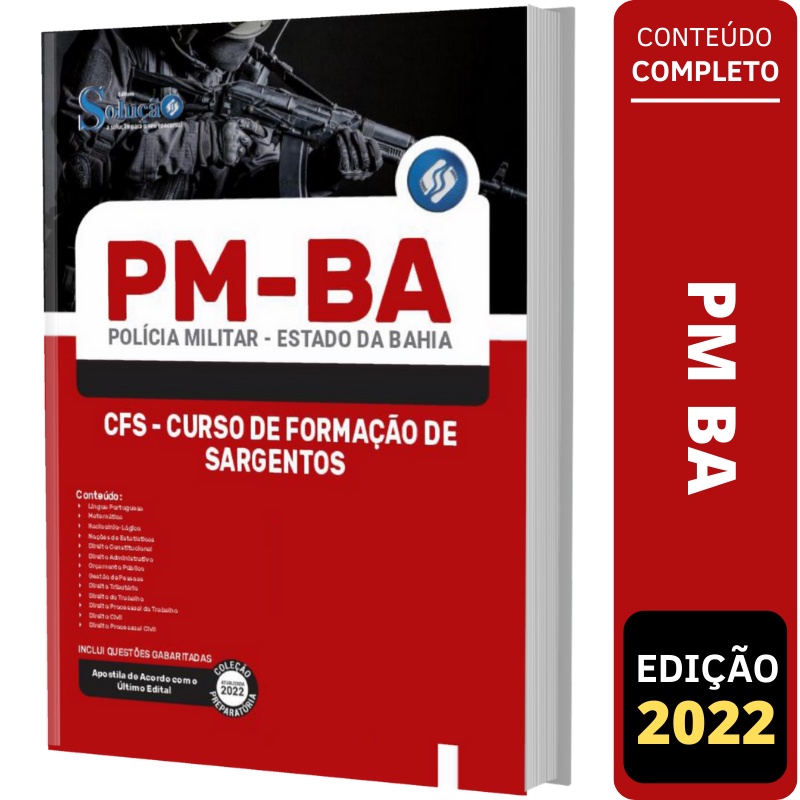 Apostila PM-BA em PDF - Oficial da Polícia Militar - CFO