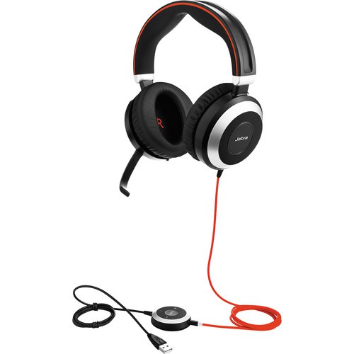 Jabra EVOLVE 80 UC Stereo Headset 7899-829-209 | Shopee Brasil