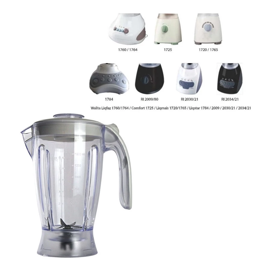 Copo Para Liquidificador Philips Walita Ri2030 Ri2034 Branco