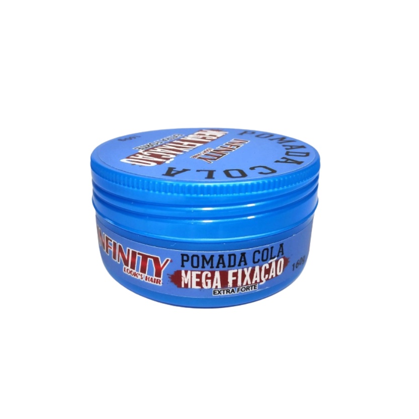 POMADA COLA MEGA FIXAÇÃO INFINITY LOOKS HAIR 160GR | Shopee Brasil