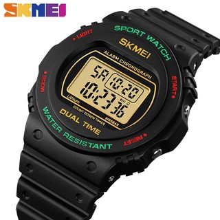 Relógio Eletrônico Cronógrafo Luminoso SKMEI Esportivo Masculino De Display Único Digital LED