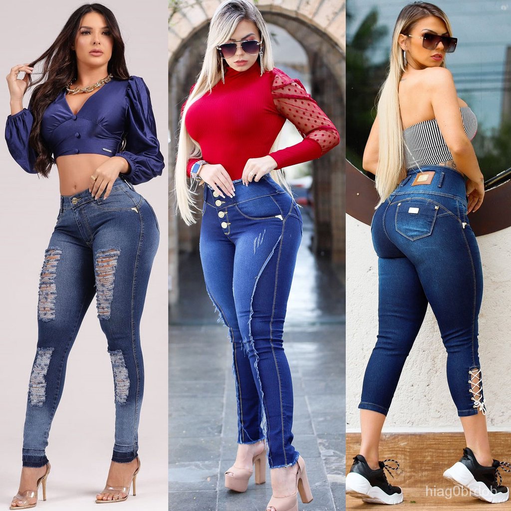 Calça Skinny Jeans Feminina com Elastano Mega Power