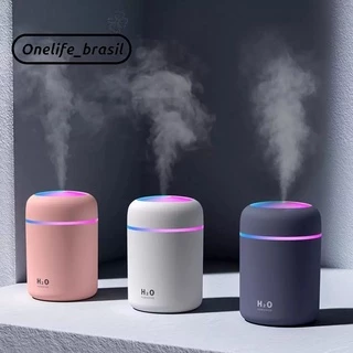 Aparelho Purificador Umidificador de Ar Difusor 300ml Aroma Terapia