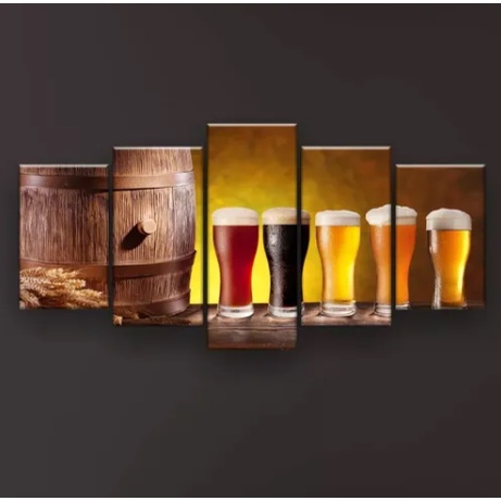 Adesivo Decorativo Wallpaper Barril Cerveja Chopp Sala Quarto Painel