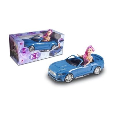 Barbie Busto Carrinho Carro Conversível Porche Brinquedo