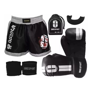 KIT Treino Boxe CONFY Spank - Branco