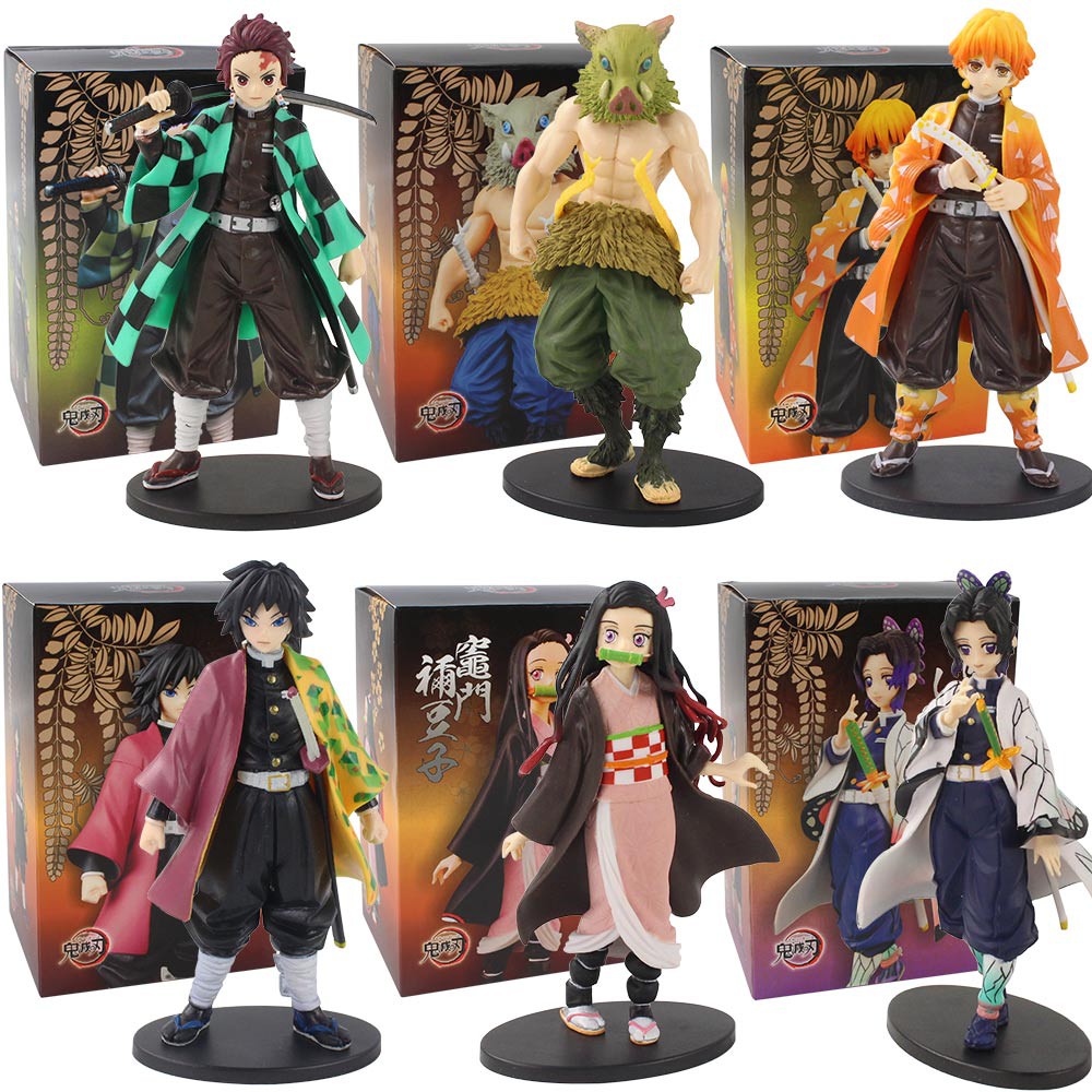 Boneco De Brinquedo Em PVC Demon Slayer Kimetsu no Yaiba PM