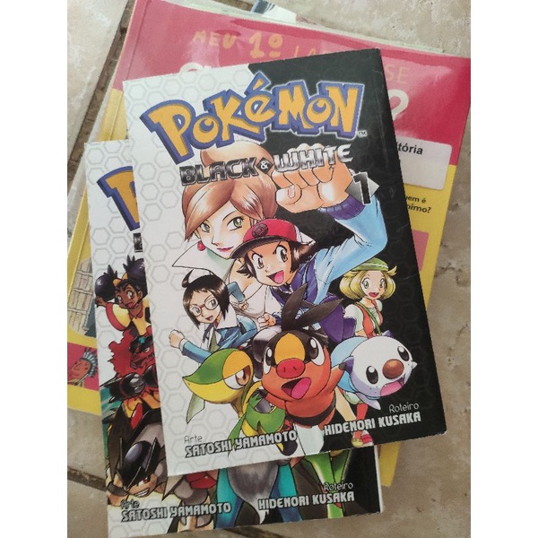 Mangá Pokemon Black & White - Coleção Completa Portugues