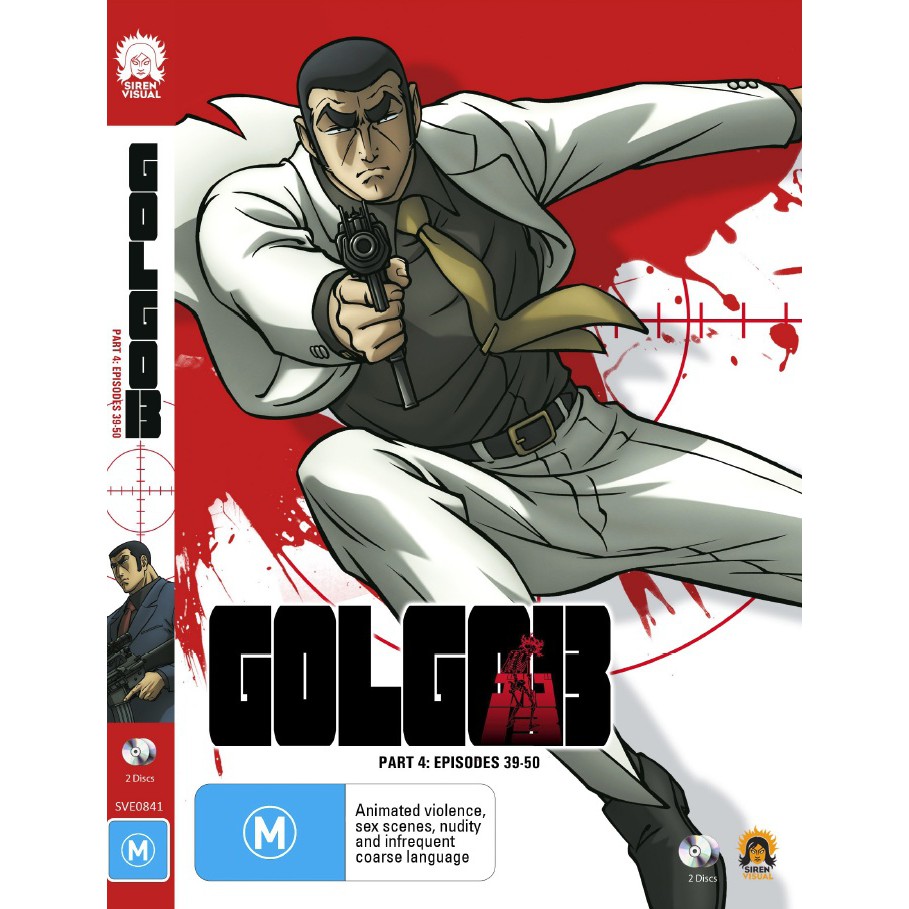 Golgo 13 Serie completa 50 episodios + 2 filmes 6 dvds anime | Shopee Brasil