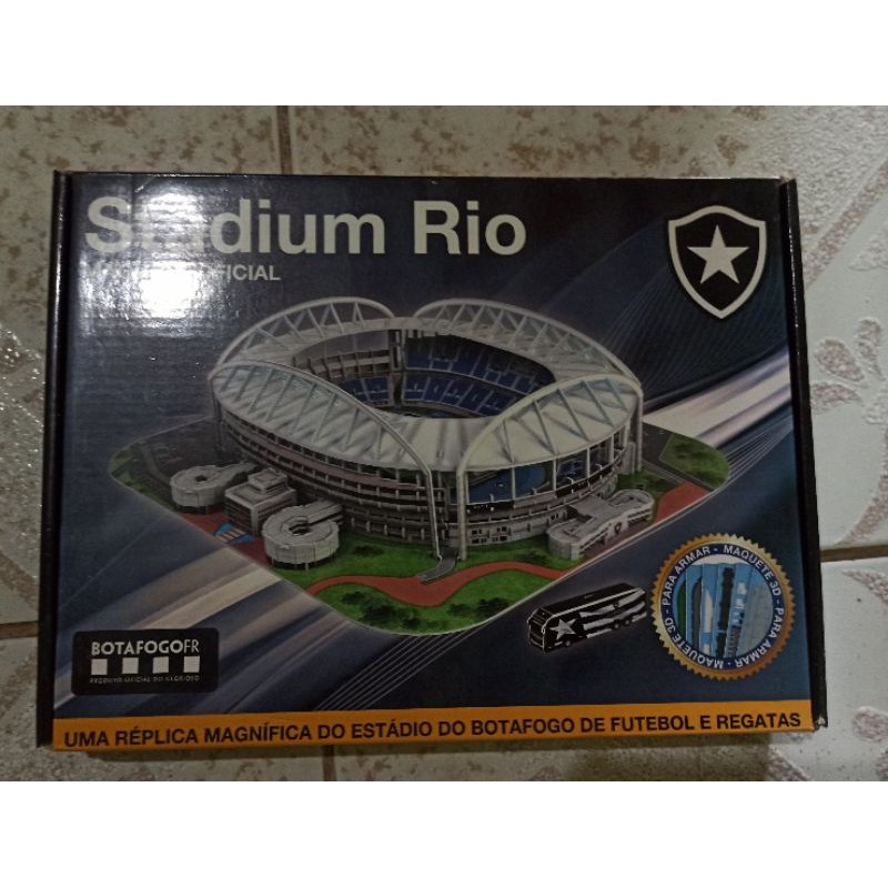 Novo Mini Estadio Do Botafogo Maquete Oficial Engenhão 3d