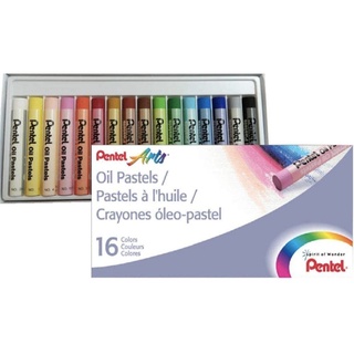 Giz Pastel Oleoso PENTEL c/ 16 Cores