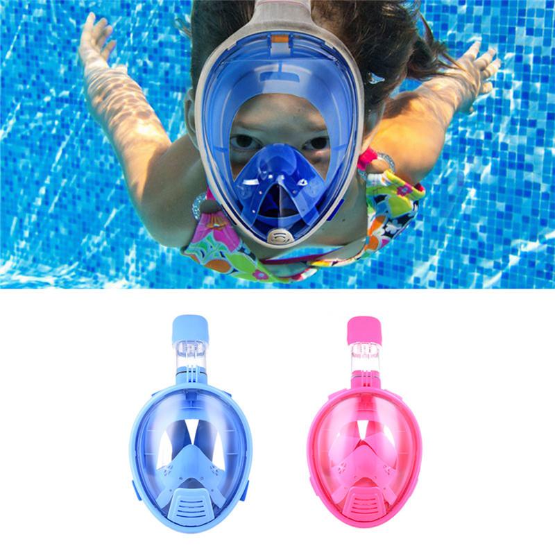 Máscara de Mergulho Infantil com Suporte para Câmera - Full Face ...