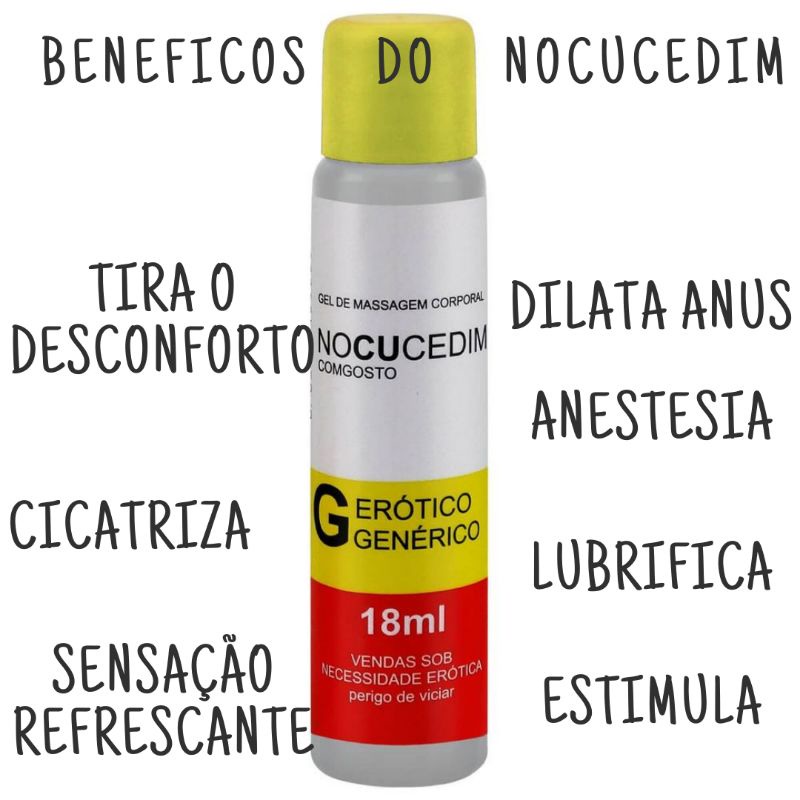 Gel Anestésico Lubrificante Extra Forte Anal Nocucedim Sex Shop Shopee Brasil