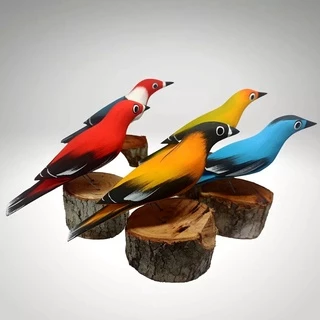 Passarinhos Coloridos M - Encante sua Decoração com Cores Vibrantes