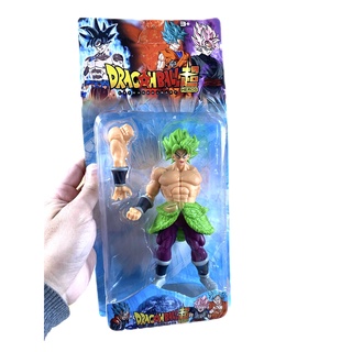 Boneco 20 cm para colecionador dragon ball Goku, Vegeta, Broly, gogetta -  Escorrega o Preço
