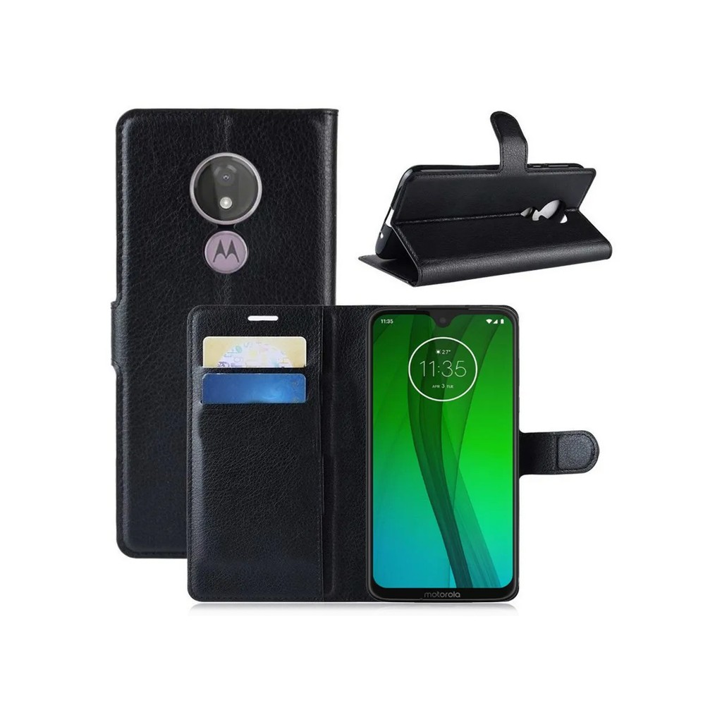 Flip Case Motorola Moto G7 Plus Klapphülle Leder