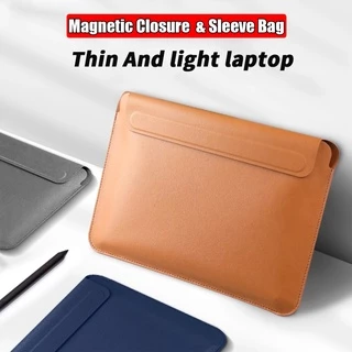 Pasta Para Notebook Asus/HP/Lenovo/Acer/Dell/Apple MacBook/Xiaomi/Huawei Magicbook/Microsoft/Logitech/Hasee/MSI PU Capa Magnética De Couro 12 13 14/15.6 Polegadas