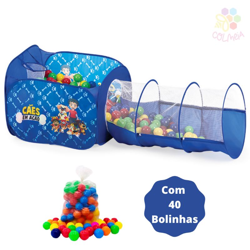 Piscina de Bolinhas Infantil Azul Patrulha Cães e 100 Bolinhas - Dobrável  Portátil com Cesta para Crianças Basquete : : Brinquedos e  Jogos