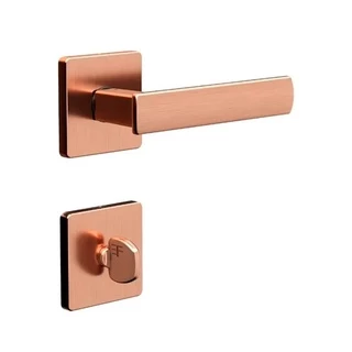 Fechadura banheiro macaneta quadrada rose 3F 740B/11