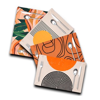 Jogo americano de tecido 2 unidades 40x28cm - diversas estampas