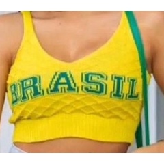 Croped do Brasil copa do mundo em Oferta na Shopee