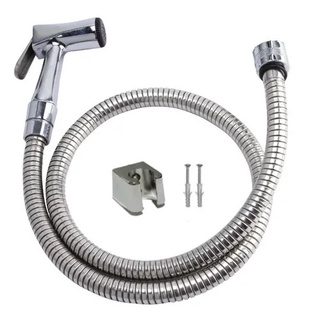 Ducha Higiênica Para Banheiro Gatilho Metal Mangueira Flexível 1,20 Mt Sem Registro