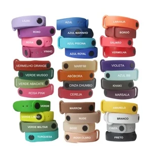 10 Pulseira Colorida Silicone Para Xiaomi Mi Band 6 ATACADO