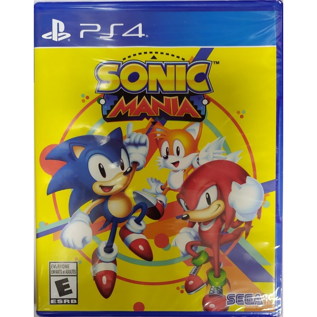 SONIC Mania - Jogo PS4 Mídia Física