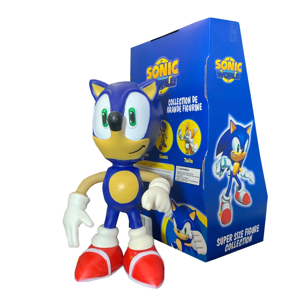 Sonic Grande Super Size Boneco Original-23cm Coleção Grande