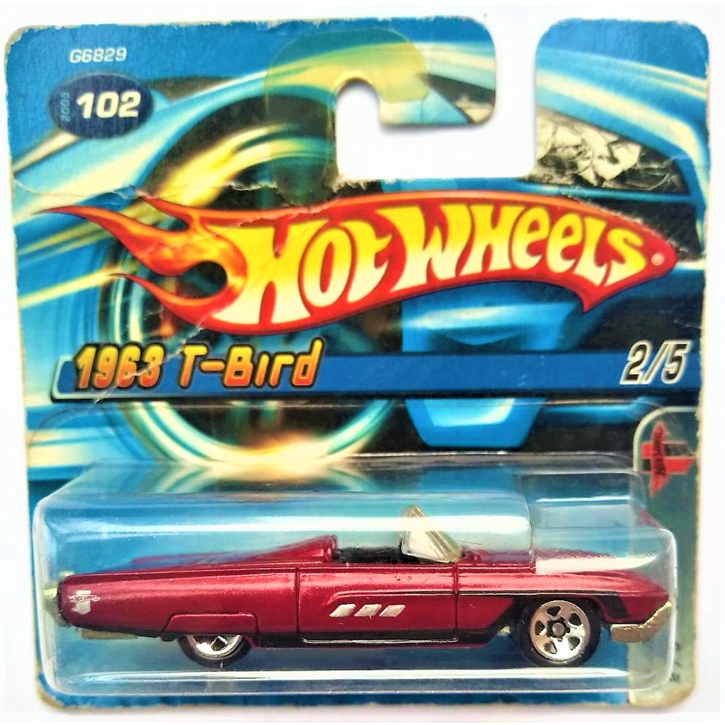 【逸品】 Wheels Hot Thunderbird Brasil Shopee | 1:64 1963 T-bird 63 ミニカー
