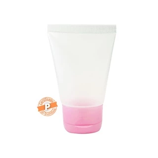 Bisnaga Plástica Transparente 110Ml C/ Tampa Flip Top (20 Unidades)