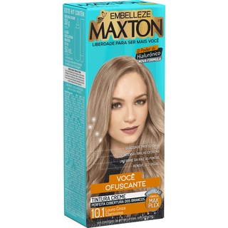 Tinta de cabelo maxton você ofuscante louro claro 10.1