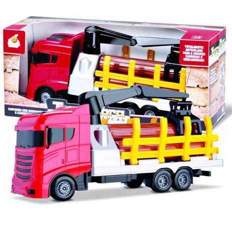 Caminhão De Brinquedo Grande Huracan Tora Articulado Sortido