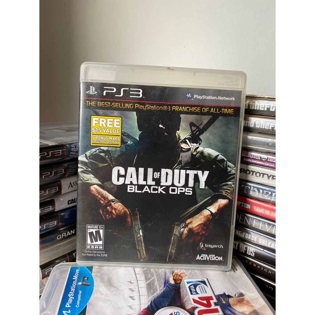 Jogo Call Of Duty Black Ops Playstation 3 Ps3 Cod Mídia Física Shopee Brasil 9983