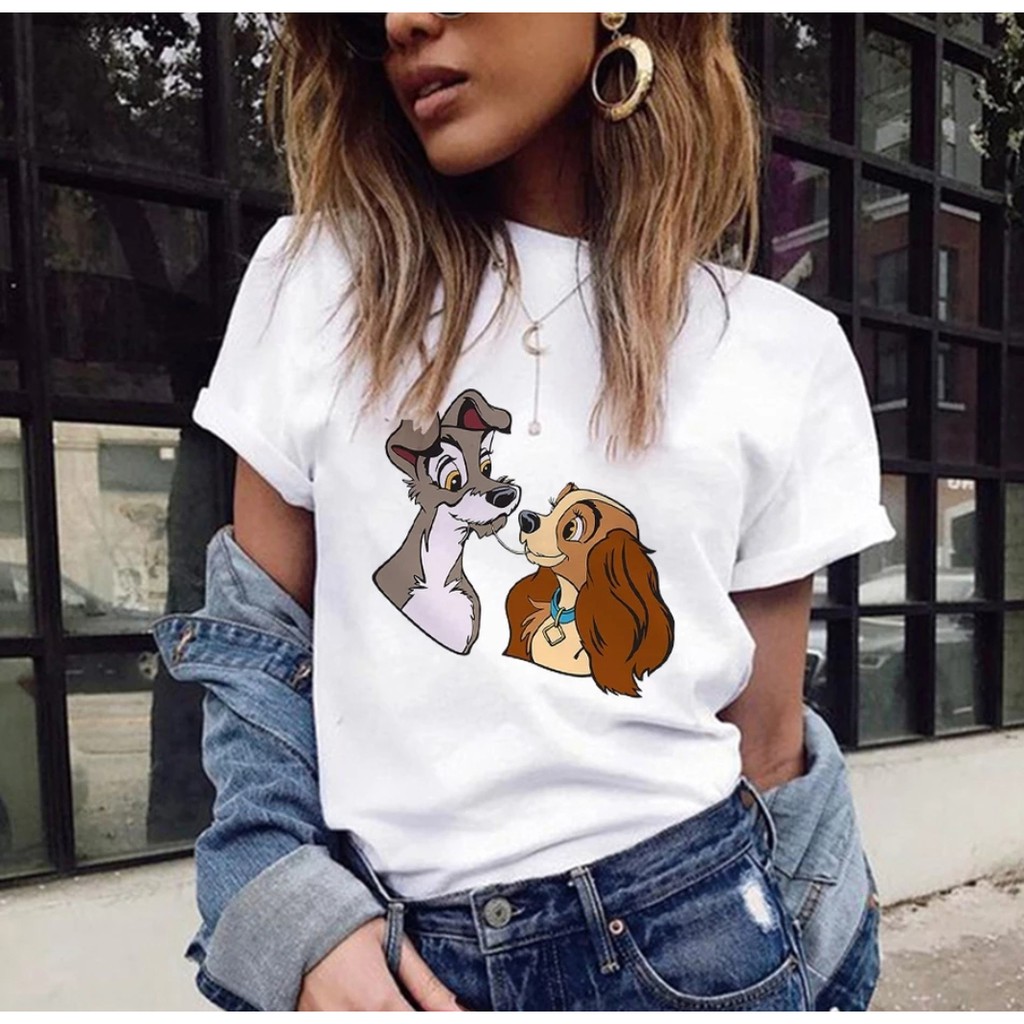 Camiseta dama y vagabundo hotsell