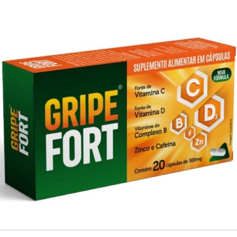 Gripe Forte C/20 Cápsulas (Aumente sua Imunidade) | Shopee Brasil