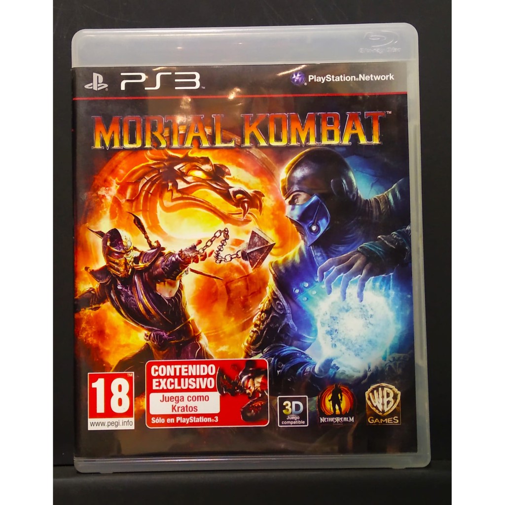 Jogo Mortal Kombat Ps3 Usado Shopee Brasil