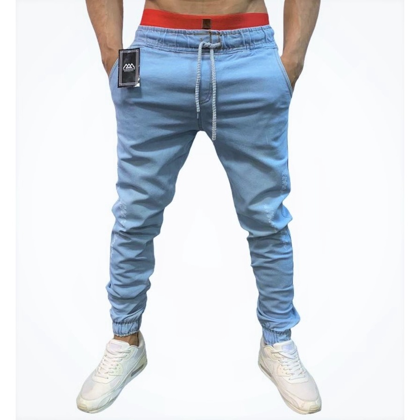 Calça Jogger Sarja e Jeans Preta e Outras Cores Pronta Entrega Máximos