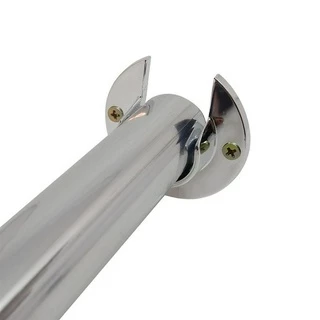 Varão Para Cortina Flange Kit Completo 2,00m Metal 28mm Canto a Canto Bastão Grosso Resistente Pronto Para Instalar Varias Cores