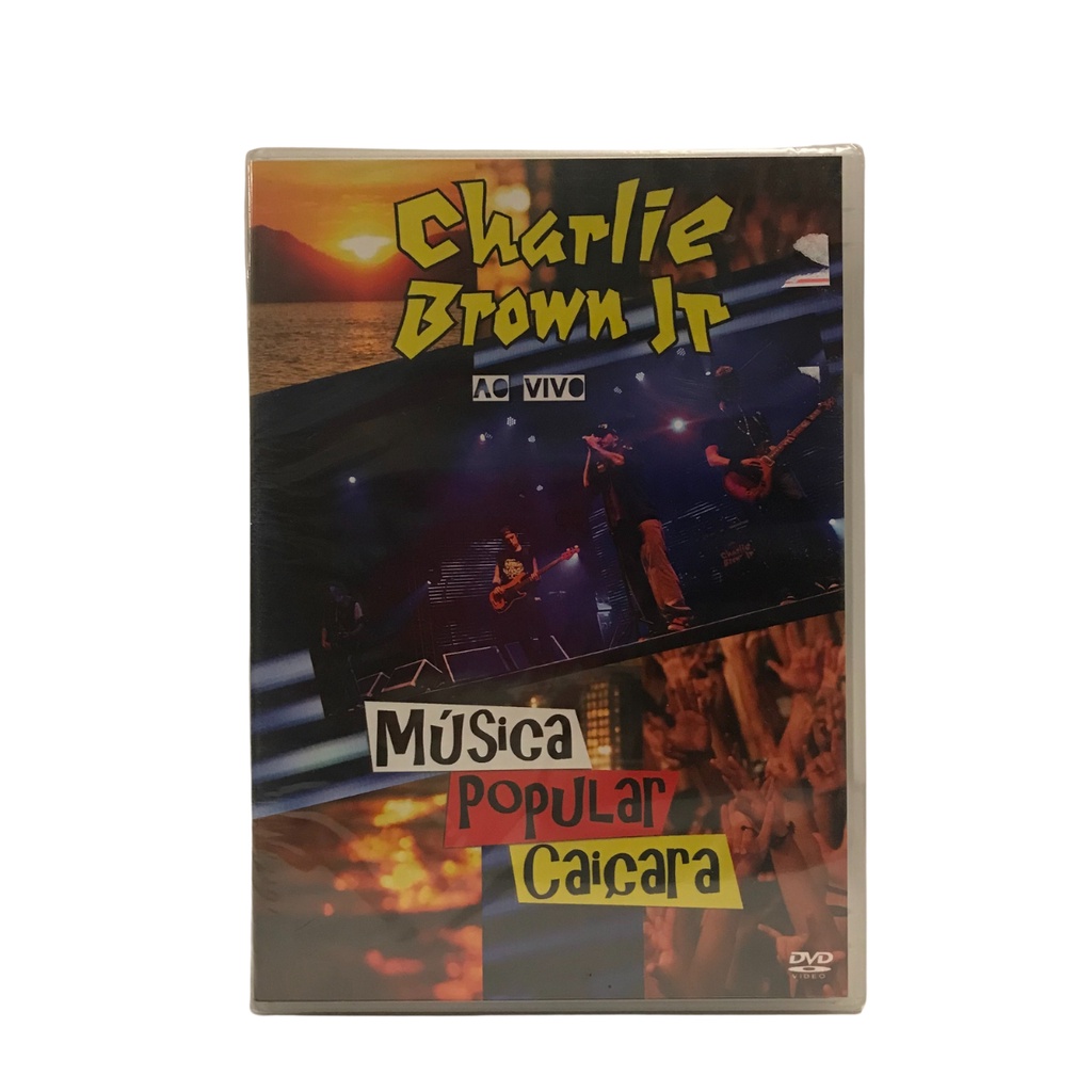 DVD CHARLIE BROWN JR AO VIVO MÚSICA POPULAR CAIÇARA Shopee Brasil