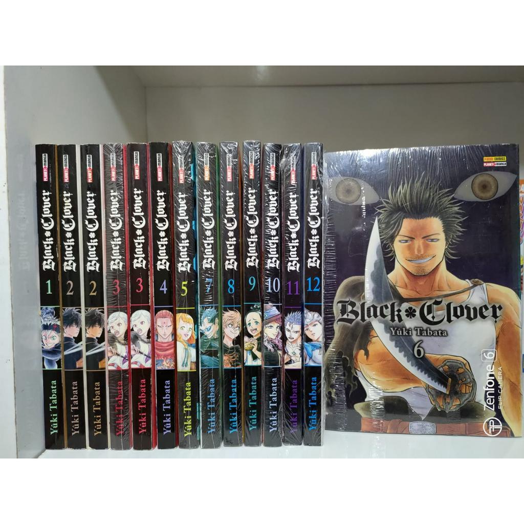 Manga Black Clover Complete sua coleção 1 ao 30 PANINI volumes Avulsos volumes 6 7 8 9 10 11 e 12