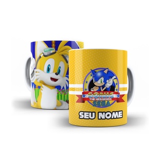 Copo Caneca Sonic com Personagem Sonic Vermelho de Plástico, Canequinha  Sonic Nunca Usado 84392849