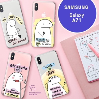 Capa Protetora Para Samsung A71 com tela de 6.7 Polegadas Capinha Case  Transparente Air Anti Impacto Proteção De Silicone Flexível - Danet