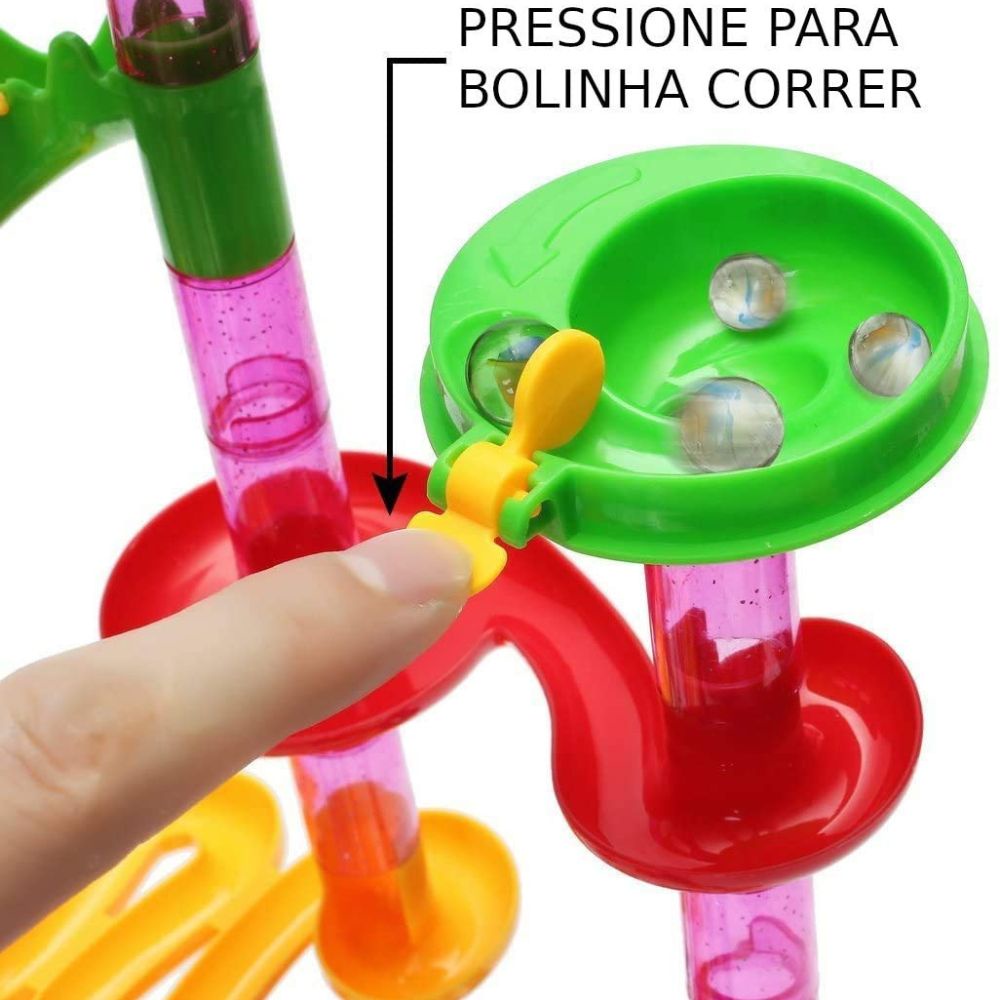 Pista De Corrida Para Bolinhas Rola Bola 105 Pecas Steamtoy | Shopee Brasil