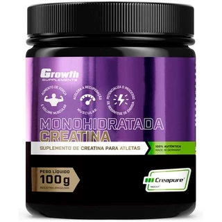 Creatina Creapure Monohidratada - 100g - Growth Supplements